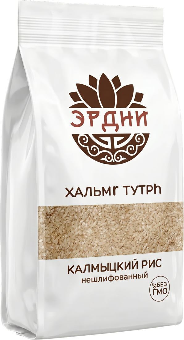 Рис нешлифованный